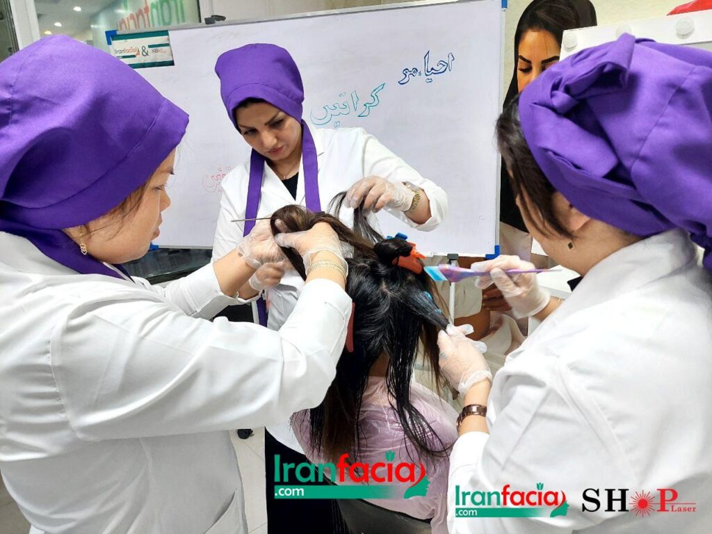 بهترین دوره آموزش رنگ و مش در کرج