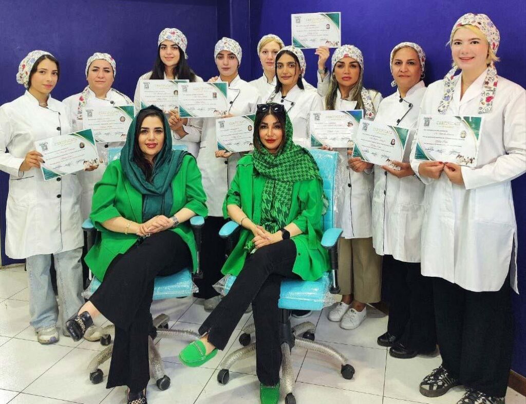 بهترین دوره آموزش رنگ و مش در تبریز | آموزش رنگ مو در تبریز